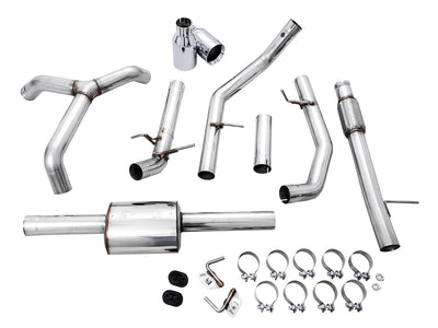 0FG Catback Split Rear Exit Exhaust <br>19-25 Chevy Silverado, GMC Sierra 1500