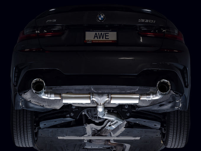 Touring Edition Axle Back Exhaust <br>19-24 BMW 330i xDrive 330i
