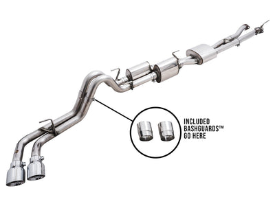 0FG Exhaust with BashGuard <br>16-23 Toyota Tacoma