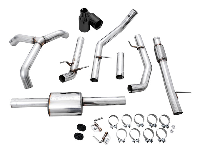 0FG Catback Split Rear Exit Exhaust <br>19-25 Chevy Silverado, GMC Sierra 1500