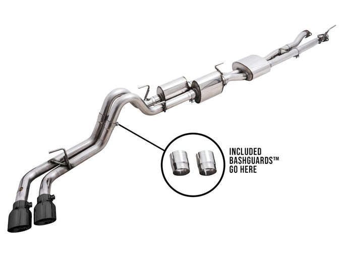 0FG Exhaust with BashGuard <br>16-23 Toyota Tacoma