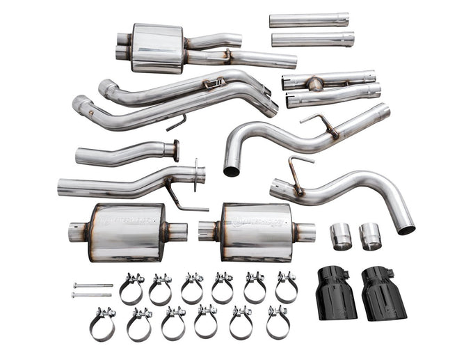 0FG Exhaust with BashGuard <br>16-23 Toyota Tacoma