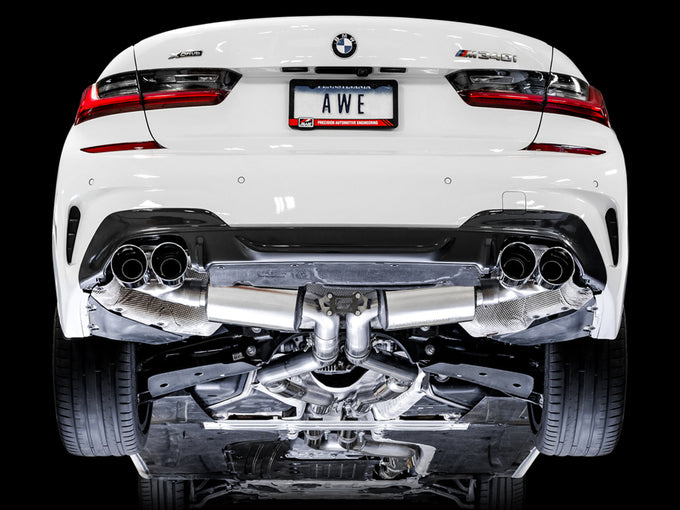 Resonated Touring Edition Exhaust <br>20-24 BMW M340i M340i xDrive, 21-25 M440i xDrive