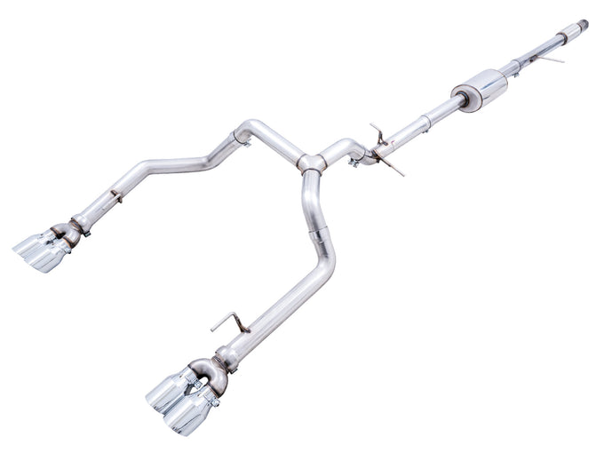 0FG Catback Split Rear Exit Exhaust <br>19-25 Chevy Silverado, GMC Sierra 1500