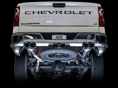 0FG Catback Split Rear Exit Exhaust <br>19-25 Chevy Silverado, GMC Sierra 1500
