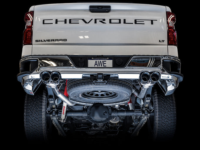 0FG Catback Split Rear Exit Exhaust <br>19-25 Chevy Silverado, GMC Sierra 1500