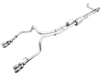 0FG Catback Split Rear Exit Exhaust <br>19-25 Chevy Silverado, GMC Sierra 1500