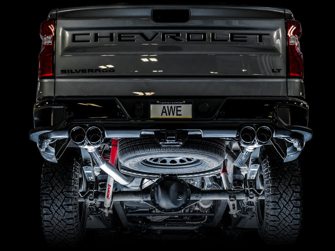0FG Catback Split Rear Exit Exhaust <br>19-25 Chevy Silverado, GMC Sierra 1500