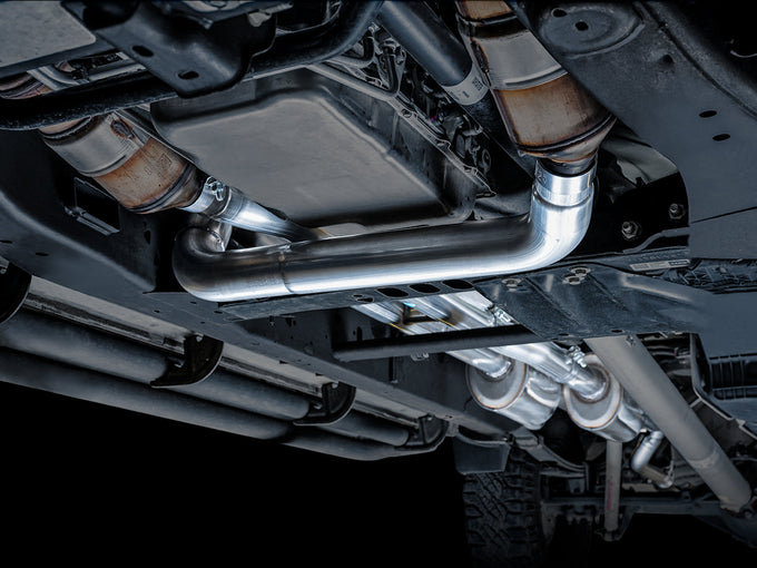 0FG Catback Split Rear Exit Exhaust <br>19-25 Chevy Silverado, GMC Sierra 1500