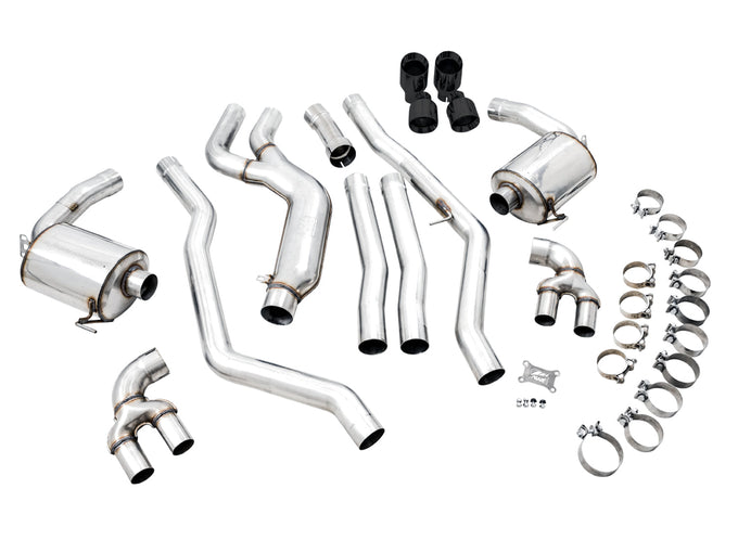 Non-Resonated Touring Edition Exhaust <br>20-24 BMW M340i M340i xDrive, 21-25 M440i xDrive
