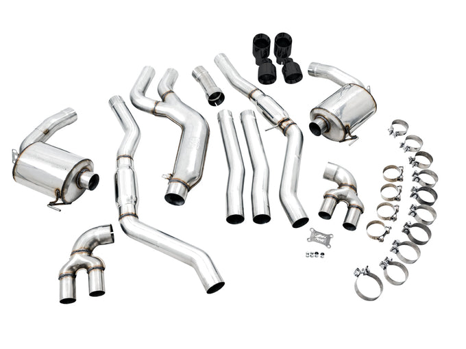 Resonated Touring Edition Exhaust <br>20-24 BMW M340i M340i xDrive, 21-25 M440i xDrive