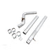 Non-Resonated Mid Pipe <br>12-18 Jeep Wrangler