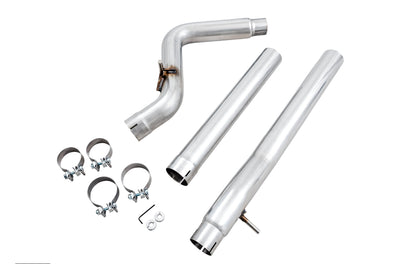 Non-Resonated Mid Pipe <br>12-18 Jeep Wrangler