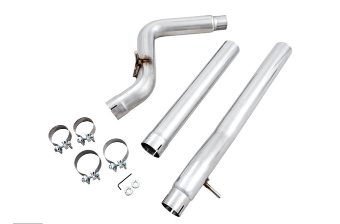 Non-Resonated Mid Pipe <br>12-18 Jeep Wrangler