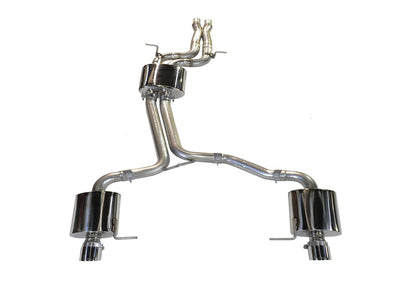 Non-Resonated Exhaust System (Downpipe-Back) <br>09-12 Audi Q5