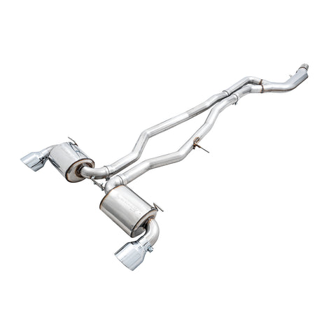Non-Resonated Touring Edition Exhaust <br>21-22 Toyota Supra, 20,23-25 GR Supra