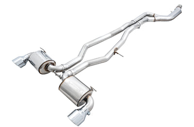 Non-Resonated Touring Edition Exhaust <br>21-22 Toyota Supra, 20,23-25 GR Supra