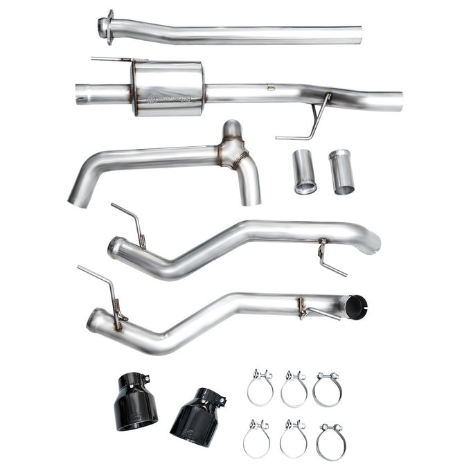 0FG Non-Resonated Catback <br>21-24 Ford F-150
