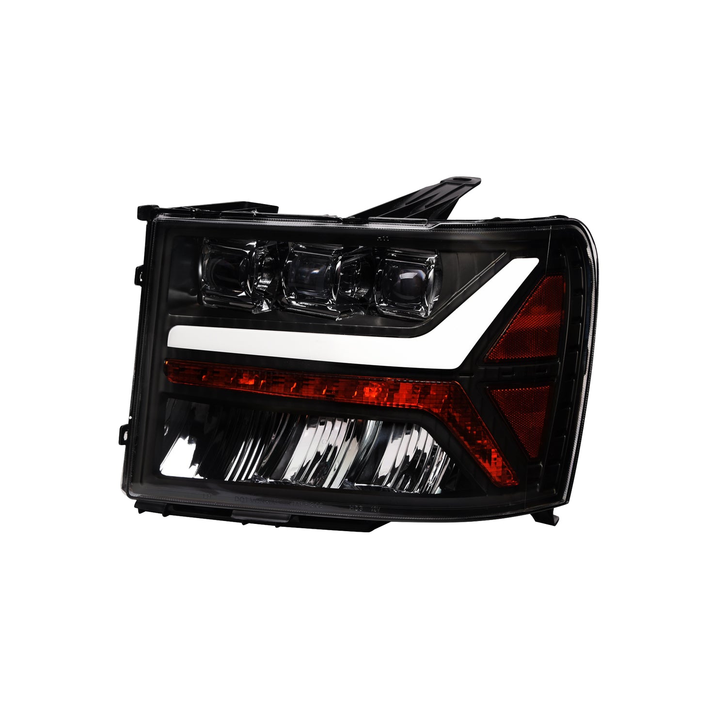 Tri Pro LED Projector Headlights <br> 07-14 GMC Sierra 1500 2500 3500