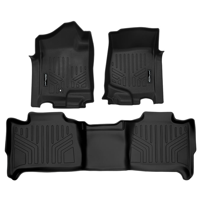 Floor Mats 2 Row Liner Set <br> 07¨C14 Tahoe/Yukon/Yukon XL incl. Denali