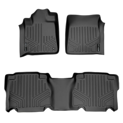 Floor Mats 2 Row Liner Set <br> 07-11 Toyota Tundra CrewMax