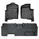 Floor Mats 2 Row Liner Set <br> 11-14 Ford F-150 SuperCab (With Non-Flow Console)