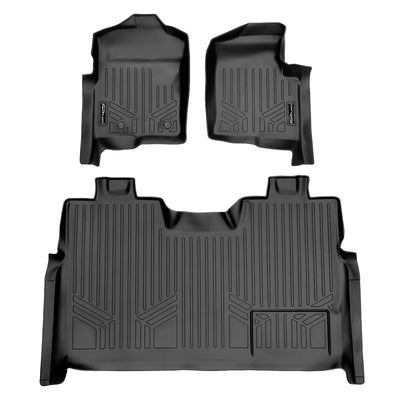 Floor Mats 2 Row Liner Set <br> 11-14 Ford F-150 SuperCrew Cab