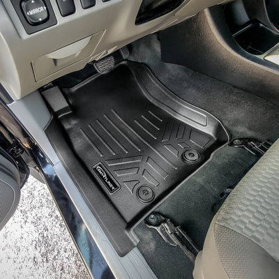 Floor Mats 2 Row Liner Set <br> 12-15 Toyota Tacoma Double Cab
