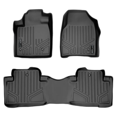 Floor Mats 2 Row Liner Set <br> 09-15 Honda Pilot