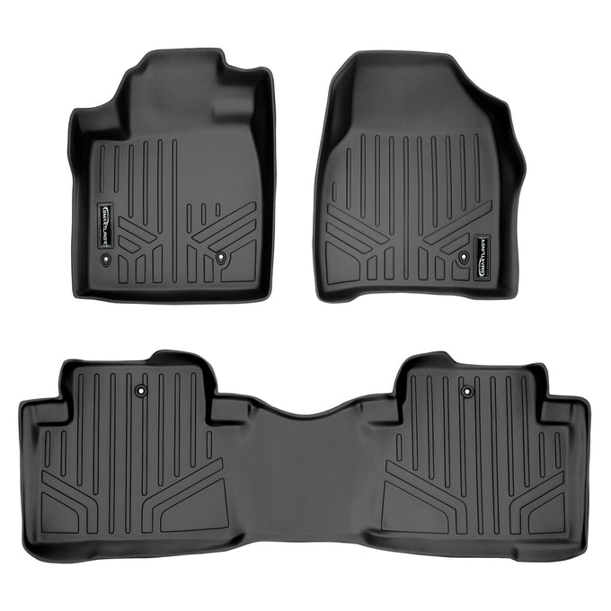 Floor Mats 2 Row Liner Set <br> 09-15 Honda Pilot