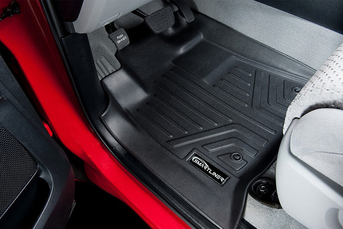 Floor Mats 2 Row Liner Set <br> 07-11 Toyota Tundra Double Cab