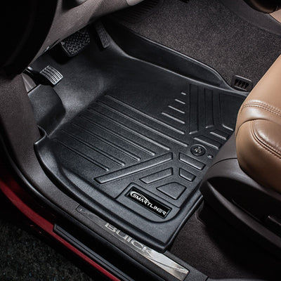 Floor Mats 2 Row Liner Set <br> 09¨C17 Traverse/Enclave/Outlook/Acadia