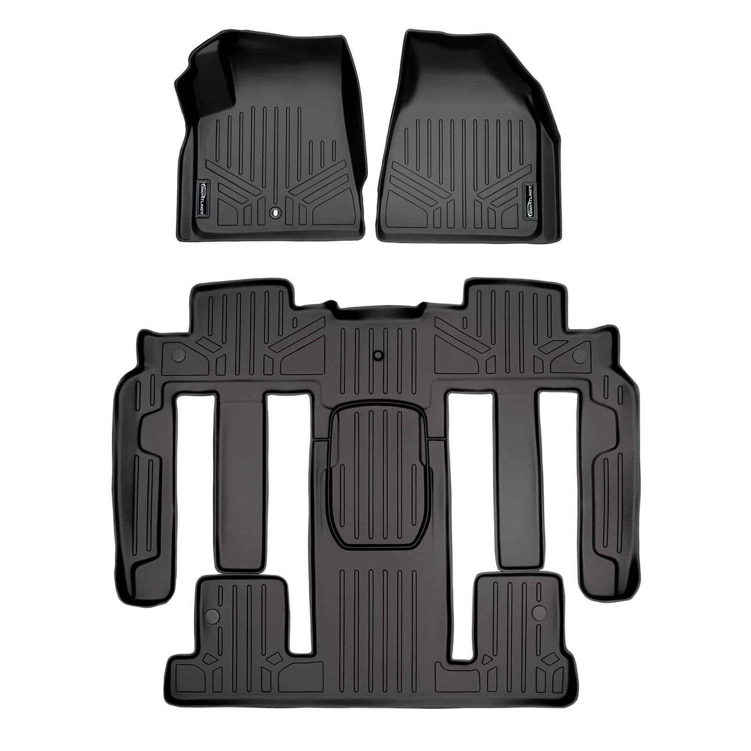 3 Row Floor Liners <br> 08-17 Buick Enclave