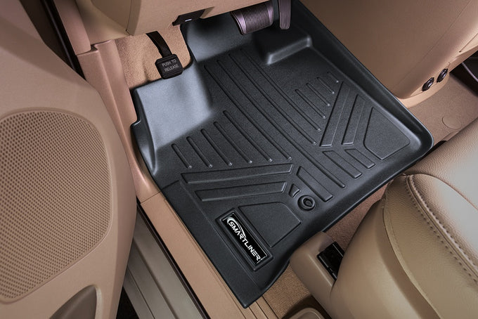 Floor Mats 3 Row Liner Set <br> 08-20 Dodge Caravan08-16 Chrysler Town & Country