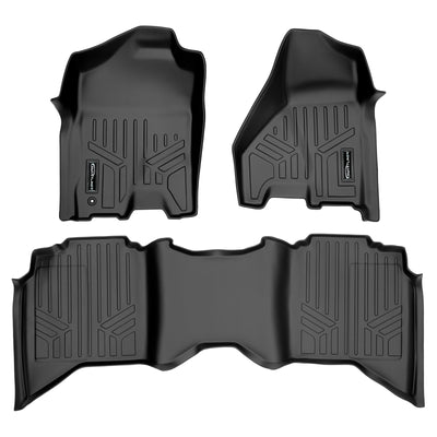 Floor Mats 2 Row Liner Set <br> 09¨C12 Dodge/RAM 1500¨C3500 Crew Cab