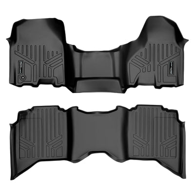 Floor Mats 2 Row Liner Set <br> 09¨C12 Dodge/RAM 1500¨C3500 Crew Cab