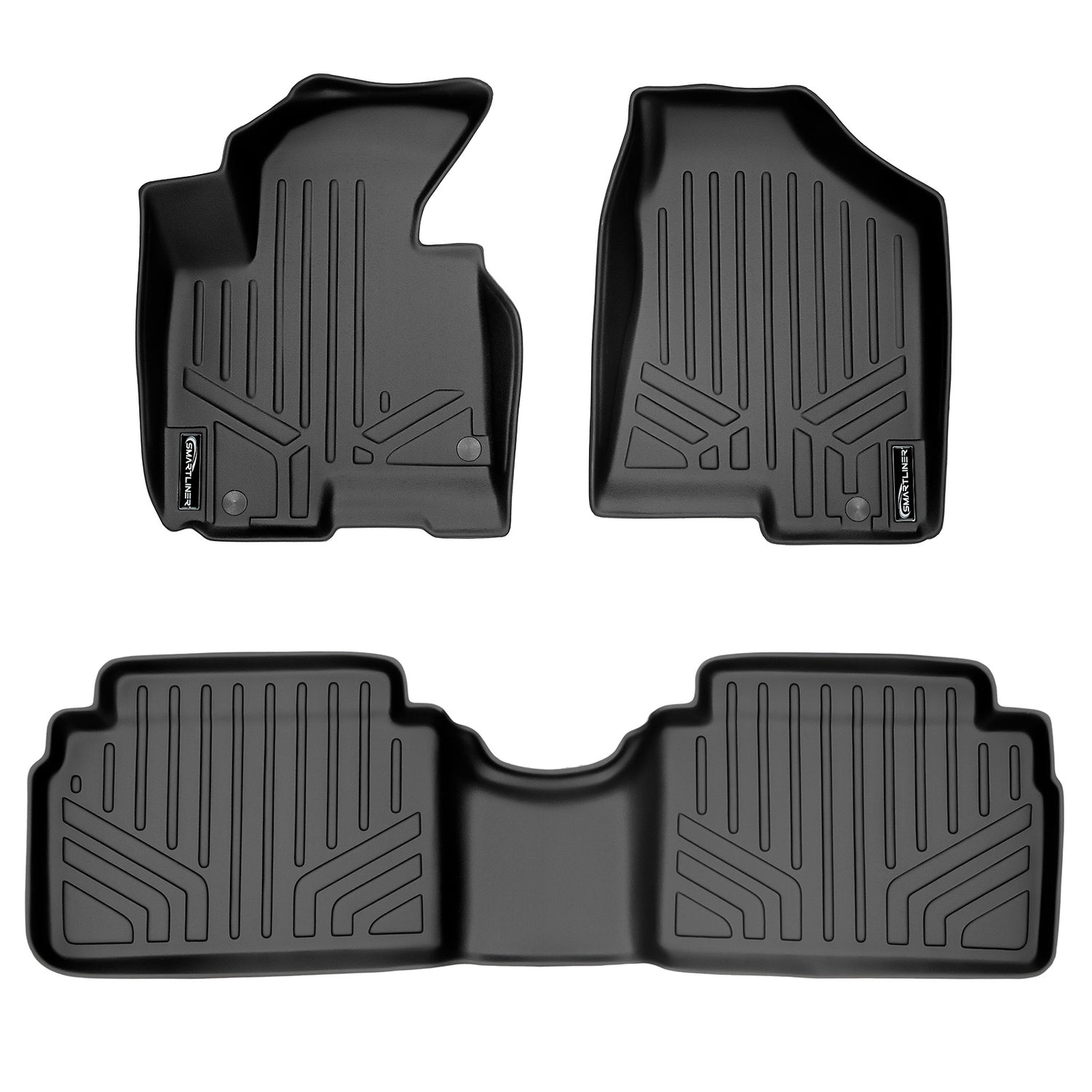 Floor Mats 2 Row Liner Set <br> 11-13 Kia Sportage10-13 Hyundai Tucson