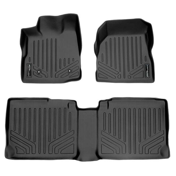 Floor Mats 2 Row Liner Set <br> 10-11 Chevrolet Equinox10-11 GMC Terrain