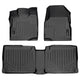 Floor Mats 2 Row Liner Set <br> 11-17 Chevrolet Equinox11-17 GMC Terrain