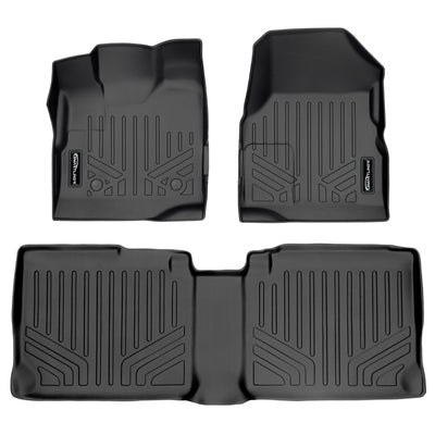 Floor Mats 2 Row Liner Set <br> 11-17 Chevrolet Equinox11-17 GMC Terrain