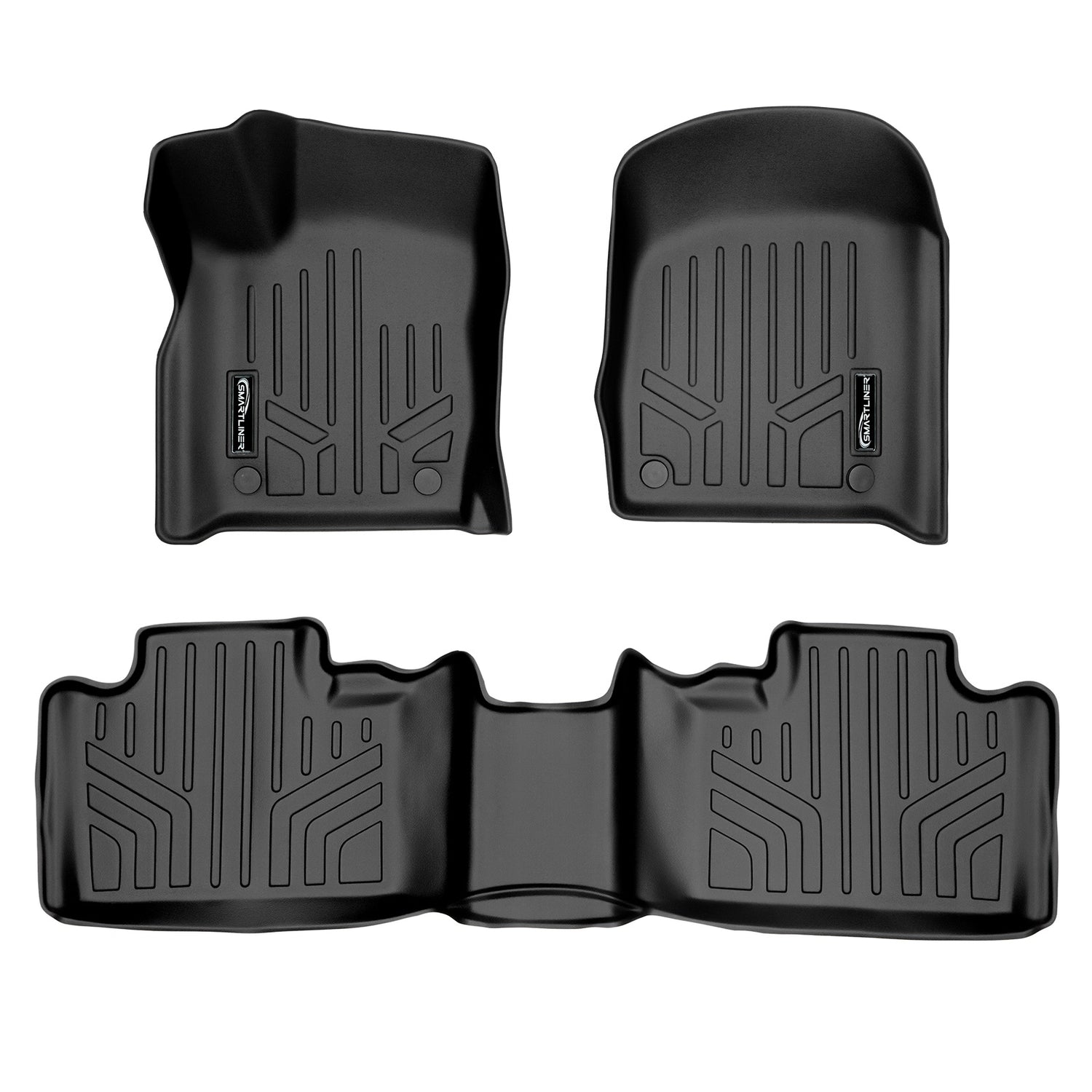 Floor Mats 2 Row Liner Set <br> 16-22 Jeep Grand Cherokee16-22 Dodge Durango