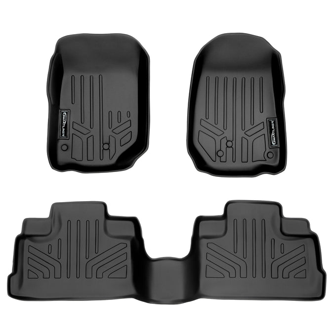 Floor Mats 2 Row Liner Set <br> 07-13 Jeep Wrangler Unlimited