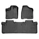 Floor Mats 2 Row Liner Set <br> 11-12 Toyota Sienna 8 Passenger Model