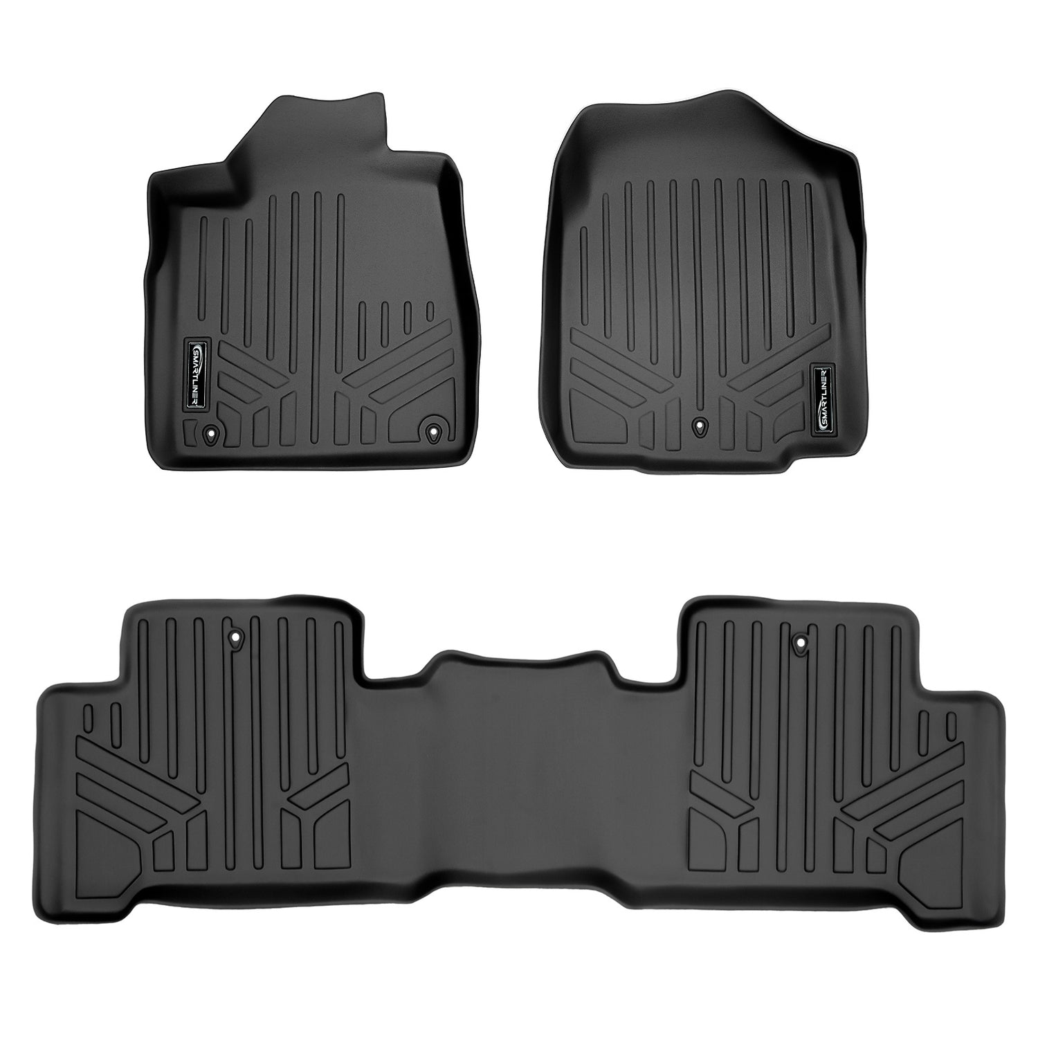 2 Row Floor Liners <br> 07-13 Acura MDX
