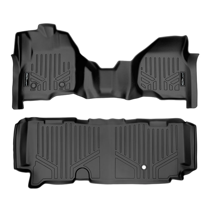 2 Row Floor Mat Liners <br> 12¨C16 Ford F-250/350 SuperCab