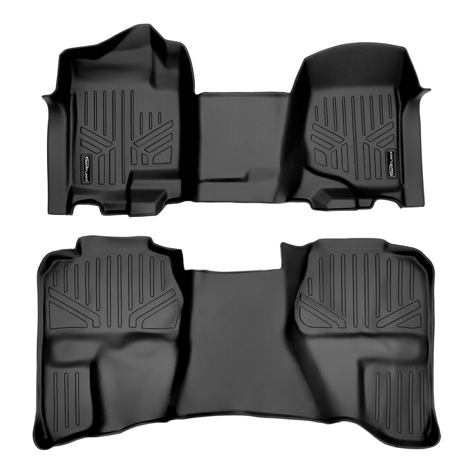 Floor Mats 2 Row Liner Set <br> 07¨C13 Chevy/GMC 1500¨C3500 Extended Cab