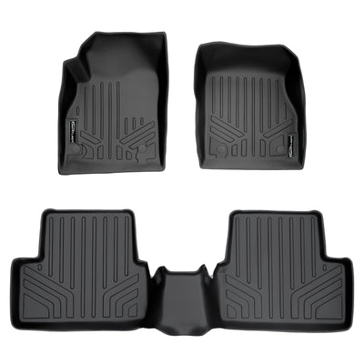 Floor Mats 2 Row Liner Set <br> 11-15 Chevrolet Cruze16 Chevrolet Cruze Limited