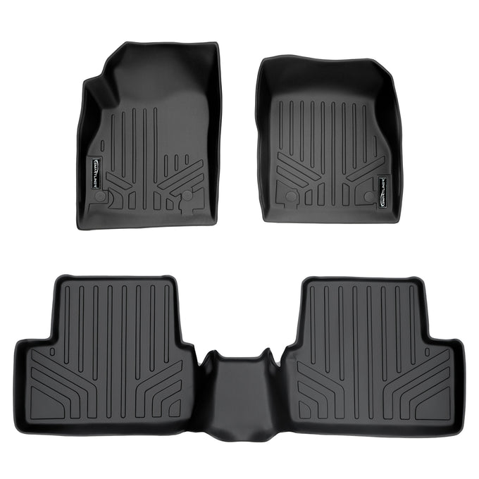 Floor Mats 2 Row Liner Set <br> 11-15 Chevrolet Cruze16 Chevrolet Cruze Limited