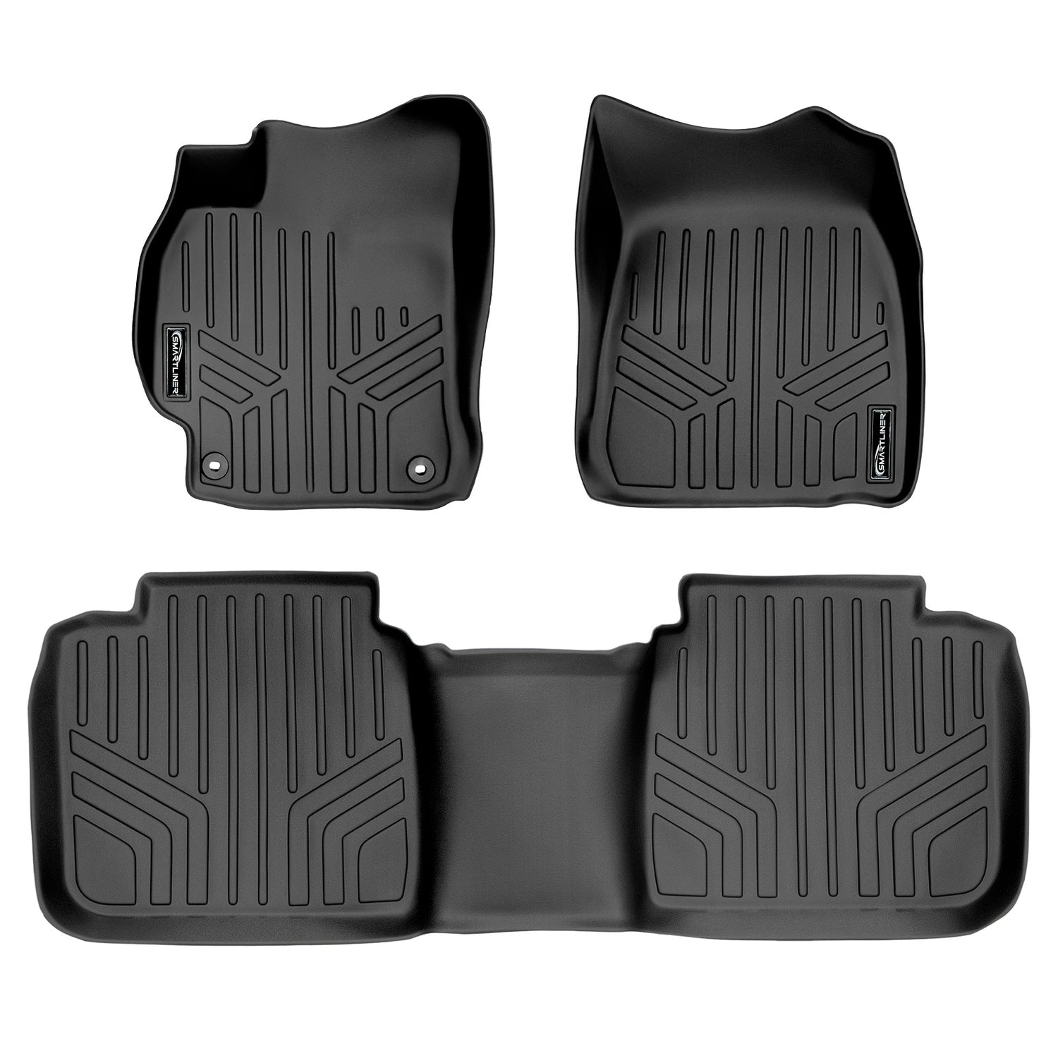 Floor Mats 2 Row Liner Set <br> 12-15 Toyota Camry