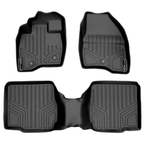 Floor Mats 2 Row Liner Set <br> 17-19 Ford Explorer